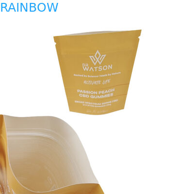 ขายร้อน การออกแบบตามสั่ง พิมพ์ Biodegradable ยืนขึ้น Kraft กระดาษกระเป๋า Eco Friendly กล่องขนมหวาน