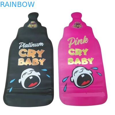 การพิมพ์ตามสั่ง 3.5 กรัม กระเป๋าไมเลอร์ ตัดตาย กระเป๋าไม่เรียบเรียงกับซิปล็อควงกลม Mylar Soft Touch กระเป๋าอาหารพลาสติกของหวาน