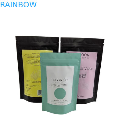 การพิมพ์โลโก้ตามสั่ง ซิปล็อค กระเป๋าสะพายร่างกาย สบู่ ระเบิดอาบน้ํา บรรจุกระเป๋าสะพายอลูมิเนียม กระเป๋าสะพายพลาสติก ซิปเปอร์ กระเป๋าเกลืออาบน้ํา