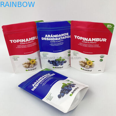 การพิมพ์ดิจิตอล สามารถใช้ได้อีกครั้ง สามารถหลอมแยกได้ด้วยชีวภาพ สะอาดต่อสิ่งแวดล้อม สามารถยืนขึ้นได้ ถุงกระดาษไครฟอฟท์สีขาว ซิปล็อค ซิปเปอร์ถุง