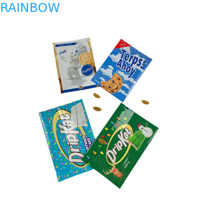 กระเป๋าพลาสติกที่พิมพ์ตามสั่ง กระเป๋าสตาร์โปรตีน แผงบรรจุ กระเป๋ากระเป๋ากระเป๋าขาวช็อคโกแลต ชา กาแฟ กระเป๋าปิดหลัง