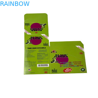 Black Mambar การบรรจุยาเพศ Black Panther การบรรจุกระดาษกลาก