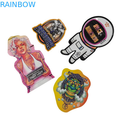 กระเป๋าสะพายขีดขีดพิเศษแบบพลาสติกกันกลิ่นเด็ก กระเป๋าสะพายขีดขีด Mylar 3.5g 7g กระเป๋าสะพาย Mylar แบบพิเศษ