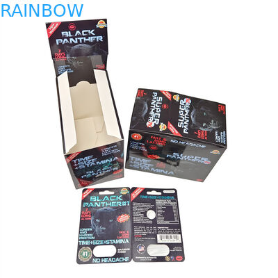 ขายปลีก น้ําผึ้งราหมี พิมพ์ทองคํา เซ็กเรท มิราคัล น้ําผึ้ง 3d กระดาษ การ์ดแสดงกล่อง น้ําผึ้ง กระเป๋าบรรจุ