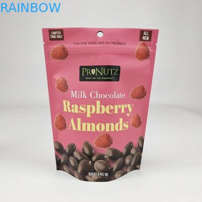 ปกติสามารถปิดใหม่ยืนขึ้นกระเป๋าสตางค์โอลูมิเนียมฟอยล์ Doypack ซีป Mylar Candy Snacks การเก็บเก็บอาหารพลาสติก กระเป๋าบรรจุอาหาร