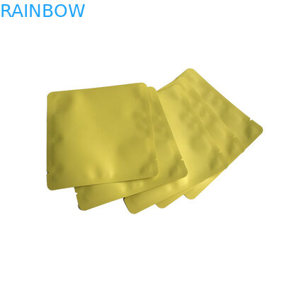 สัญลักษณ์ที่กําหนดเอง เกรดอาหารใสหน้าซิป 3 ด้าน ซีลถุงสําหรับหน้ากาก