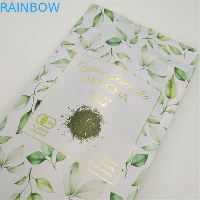 co friendly 3 ด้าน กระเป๋ากระดาษครัฟท์ที่ปิดด้วยความร้อน รีไซเคิลโลโก้สีดําพิมพ์กระเป๋ากระดาษขนาดเล็ก 5 กรัม