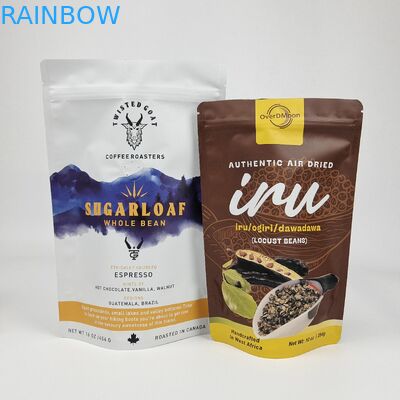 การพิมพ์ดิจิตอล MOQ ต่ํา โลโก้ที่กําหนดเอง แบรนด์ สแตนอัพ พลาสติก แพคเกจ Mylar กระเป๋าบรรจุ กระเป๋าซิปสําหรับเก็บอาหาร