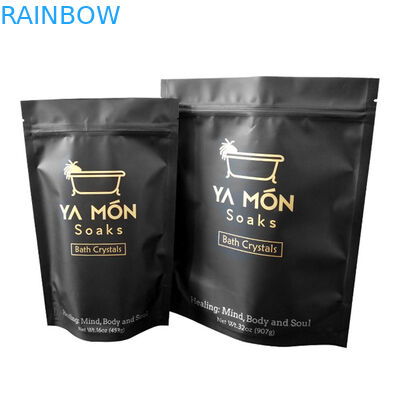 กระเป๋าสะพายฟอยล์เงินสําหรับกระเป๋าขัดร่างกายยืนด้วยซิปกระเป๋าขัดร่างกายยืน