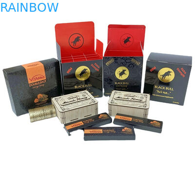 สินค้าขายโดยตรง กล่องบรรจุหมีคันกล่องกระดาษแสดงผลสําหรับยาเพศ