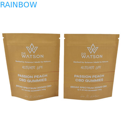 ขายปลีก กระเป๋ากระดาษไครฟท์ที่สามารถทําลายได้ด้วยชีวภาพ ที่เป็นมิตรต่อสิ่งแวดล้อม กระเป๋า Mylar ที่สามารถปิดได้ใหม่