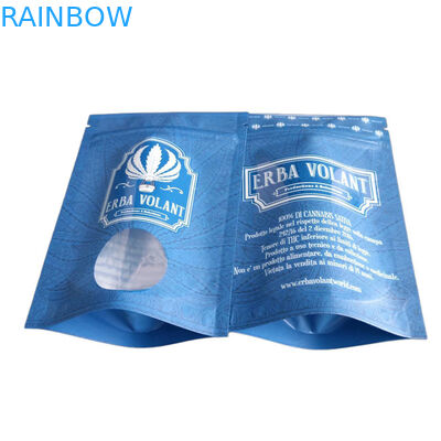 กระเป๋ากันกลิ่นจุด UV กระจกกระจกกระจกกระจก 3.5g CBD กระเป๋าบรรจุดอกไม้ด้วยซิป