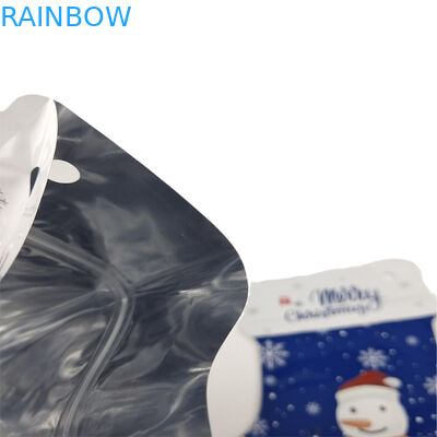 ขายร้อน ปรับปรุงรูปร่างตัดแบบเจาะผ่า กระเป๋า Mylar กระเป๋าอัลลูมิเนียม โฟลยพลาสติก กล่องขนมหวาน