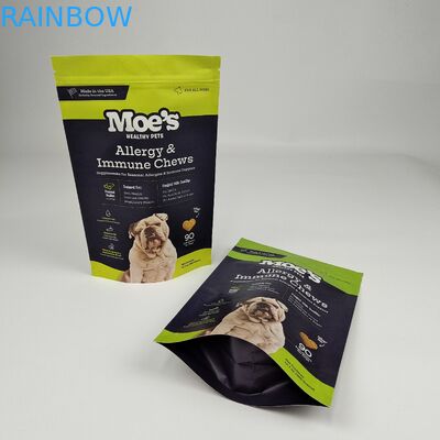 ถุงกระดาษ Kraft สูงขึ้นพร้อมกับซิปกันความชื้น สําหรับอาหาร ข้าวเมล็ดถั่วเหลือง ข้าวชา เครื่องปรุงรส ภัณฑ์