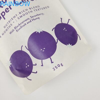 ถุงยืนด้วยซิป กระดาษงานอาชีพ Kraft Custom พิมพ์ ซิปล็อคซ่อมซ่อมซ่อม