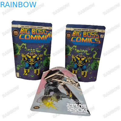 การประทับความร้อนที่สามารถปิดใหม่ได้ โดยสั่งเอง ถุงกระดาษยืน ถุงกระเป๋าอาหารกระเป๋าขนมขนมอาหาร