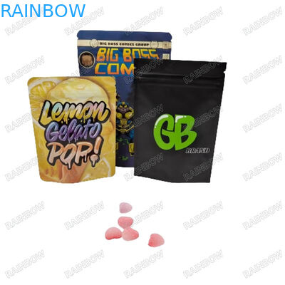 การประทับความร้อนที่สามารถปิดใหม่ได้ โดยสั่งเอง ถุงกระดาษยืน ถุงกระเป๋าอาหารกระเป๋าขนมขนมอาหาร