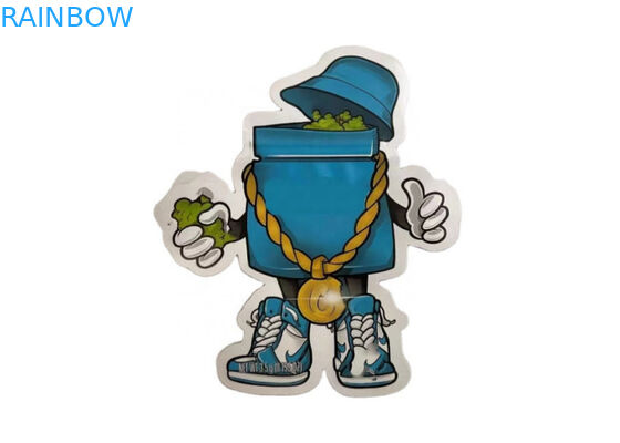 กลิ่นกันหอม อุปกรณ์บรรจุ ผงล็อคซิป Mylar CBD Oil Weed Hemp Bags การพิมพ์ Gravure