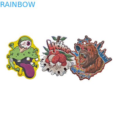 กระเป๋าซิปกันเด็กกระเป๋าโฮโลแกรฟิกสําหรับอาหารว่างและสินค้าสินค้า กระเป๋าพลาสติก