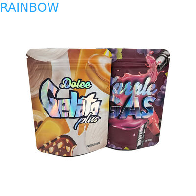 การบรรจุกระเป๋าสตางค์ฟอยล์เงินที่มีกระเป๋า Mylar สําหรับเมล็ดกาแฟและอาหาร