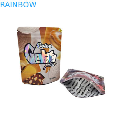 การบรรจุกระเป๋าสตางค์ฟอยล์เงินที่มีกระเป๋า Mylar สําหรับเมล็ดกาแฟและอาหาร