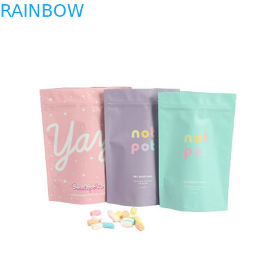 กระเป๋าอาหารว่างผลไม้แห้ง กระเป๋าบรรจุ ซิปเปอร์ โฟลยอลูมิเนียมพิมพ์ตามสั่ง กันน้ํา