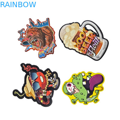 การออกแบบตามต้องการ กระเป๋า Mylar พิมพ์ กระเป๋าบรรจุ กระเป๋าพลาสติก Soft Touch กระเป๋า Mylar 3.5 กรัม ตัดแบบไม่ถูกกฎ กระเป๋าบรรจุ