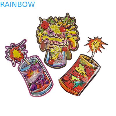 การออกแบบตามต้องการ กระเป๋า Mylar พิมพ์ กระเป๋าบรรจุ กระเป๋าพลาสติก Soft Touch กระเป๋า Mylar 3.5 กรัม ตัดแบบไม่ถูกกฎ กระเป๋าบรรจุ