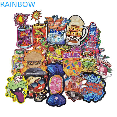 กระเป๋ากันกลิ่นทรงไม่สม่ําเสมอพิเศษ พร้อม Ziplock Custom28g 14g 7g 3.5g Die Cut Snack Food Packaging กระเป๋า Mylar