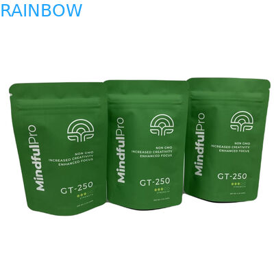 CYMK สี สมุนไพรหอมบรรจุ อะลูมิเนียมฟอยล์ ยืนขึ้นพลาสติก Mylar ซีปเปอร์ถุง