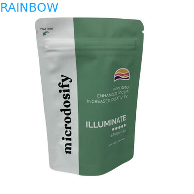 CYMK สี สมุนไพรหอมบรรจุ อะลูมิเนียมฟอยล์ ยืนขึ้นพลาสติก Mylar ซีปเปอร์ถุง