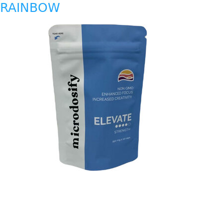 CYMK สี สมุนไพรหอมบรรจุ อะลูมิเนียมฟอยล์ ยืนขึ้นพลาสติก Mylar ซีปเปอร์ถุง