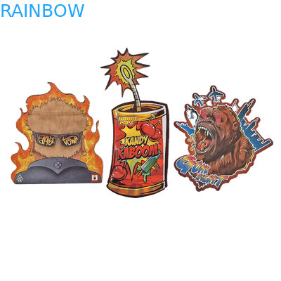 3.5 กรัม 7 กรัม พิมพ์ตามสั่ง พิเศษ ตัดเจาะ กระเป๋าไมเลอร์ทรงไม่เรียบร้อย กันกลิ่นด้วยซิป แพคเกจอาหารว่าง กระเป๋าไมเลอร์