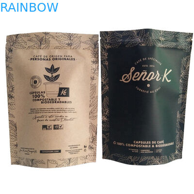 กระเป๋าสะพายอาหาร ผนังบรรจุอาหาร ขาวธรรมดา พิมพ์ด้านบน เติมด้วยวาล์วอากาศ