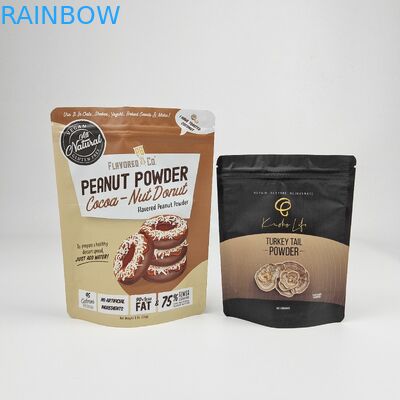 แพคเกจสีเขียวแมท ถุงยืน / แผ่นอลูมิเนียม แพคเกจ Zip Lock Bag / Doypack ถุงเก็บอาหาร Mylar