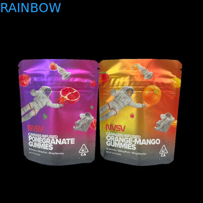 3.5 กรัม กระเป๋าพลาสติก แพคเกจ ตราสัญลักษณ์ พิมพ์ CBD