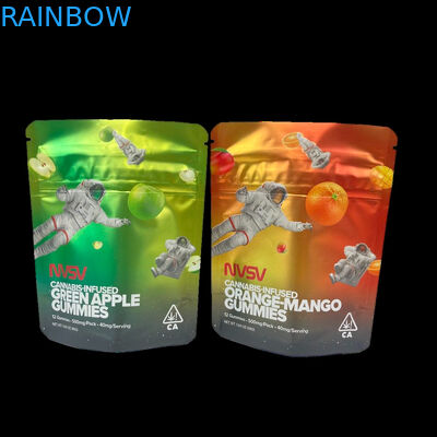 3.5 กรัม กระเป๋าพลาสติก แพคเกจ ตราสัญลักษณ์ พิมพ์ CBD