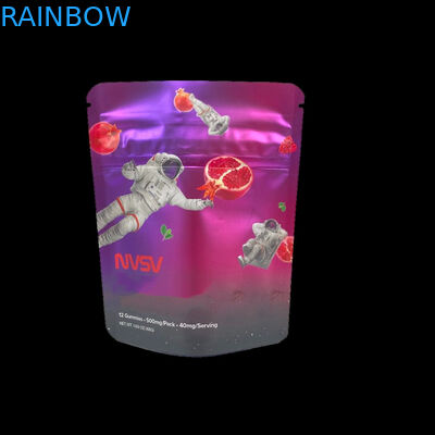 3.5 กรัม กระเป๋าพลาสติก แพคเกจ ตราสัญลักษณ์ พิมพ์ CBD