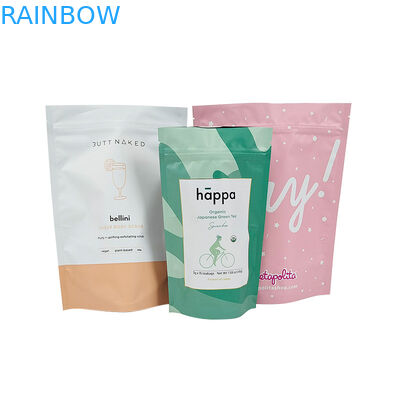 กระเป๋าซิปแบบยืน ขนาดที่สมบูรณ์แบบสําหรับกระเป๋าตัวอย่างเครื่องสําอาง