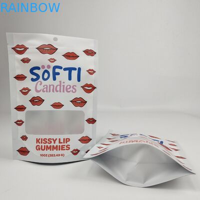 ขายดีที่สุด อาหารเกรด กลิ่นกันความชื้น กันความชื้น แหลมอลูมิเนียมฟอยล์ Zip Lock กระเป๋ายืน