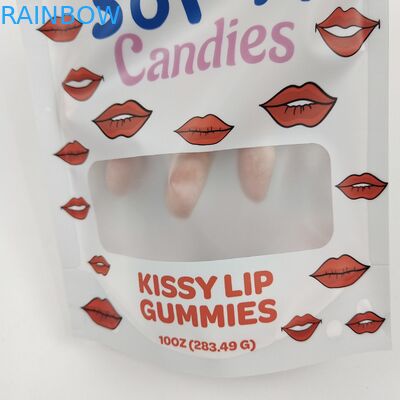 ขายดีที่สุด อาหารเกรด กลิ่นกันความชื้น กันความชื้น แหลมอลูมิเนียมฟอยล์ Zip Lock กระเป๋ายืน