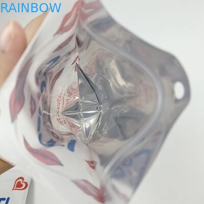 ขายดีที่สุด อาหารเกรด กลิ่นกันความชื้น กันความชื้น แหลมอลูมิเนียมฟอยล์ Zip Lock กระเป๋ายืน