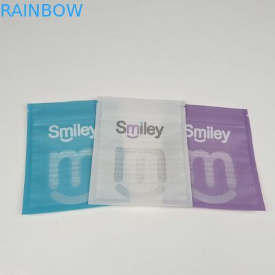 ขายปลีก สามารถนําไปใช้ใหม่ได้สามด้าน ปิด Mylar Packaging ฟัน Aligner สําหรับการดูแลฟันด้วยซิป