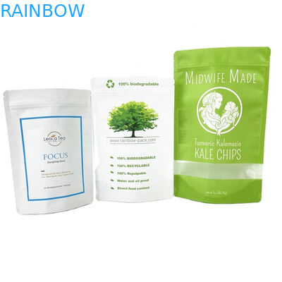 กระเป๋ากระดาษไครฟอตที่สามารถทําลายได้อย่างเป็นทางธรรมชาติ กระเป๋าซิปล็อคกระเป๋าบรรจุอาหาร กระเป๋ากระดาษที่มีหน้าต่าง