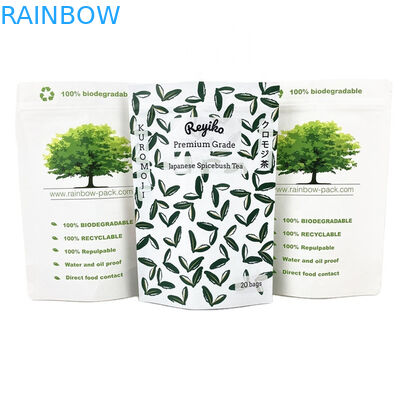 กระเป๋ากระดาษไครฟอตที่สามารถทําลายได้อย่างเป็นทางธรรมชาติ กระเป๋าซิปล็อคกระเป๋าบรรจุอาหาร กระเป๋ากระดาษที่มีหน้าต่าง