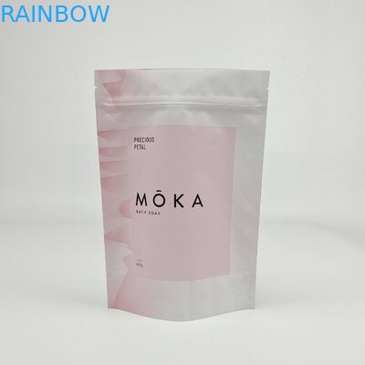 ขายปลีก Custom Printed Stand Up Doypack Mylar 100g 250g 500g กระเป๋าสะพายร่างกาย กระเป๋าสะพายเกลืออาบน้ํา