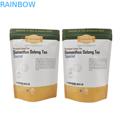 กระเป๋ากระดาษไครฟท์แบบยืนหยัดแบบพิมพ์แบบพิเศษ สําหรับอาหารสัตว์เลี้ยง กระเป๋ากันกลิ่นที่สามารถปิดใหม่ได้