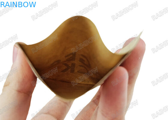 กระเป๋าสตางค์ Kraft กระดาษสามด้าน ปิดกระเป๋าสตางค์ biodegradable สําหรับยาเม็ด