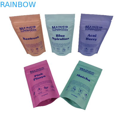 กระเป๋าสะพาย Mylar ที่พิมพ์ดิจิตอล กันกลิ่น กระเป๋าสะพายกาแฟ พูเดอร์ ถุงกระเป๋าสะพายซิปล็อคยืนพร้อมแผ่นอัลลูมิเนียม