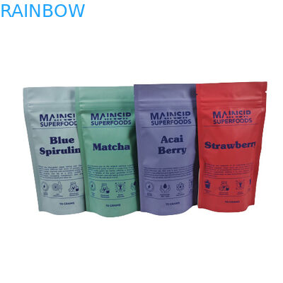 กระเป๋าสะพาย Mylar ที่พิมพ์ดิจิตอล กันกลิ่น กระเป๋าสะพายกาแฟ พูเดอร์ ถุงกระเป๋าสะพายซิปล็อคยืนพร้อมแผ่นอัลลูมิเนียม